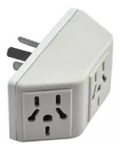 ADAPTADOR TRIPLE BLANCO ENCHUFE