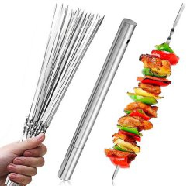 SET X 10 BROCHET C/ESTUCHE ACERO