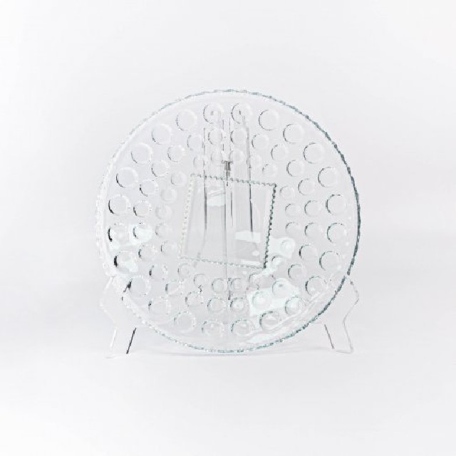 PLATO VIDRIO 18 CM